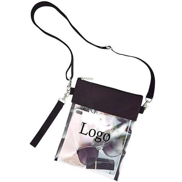 Stadium Approved Clear Crossbody Purse Bag