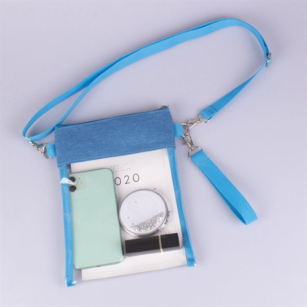 Stadium Approved Clear Crossbody Purse Bag