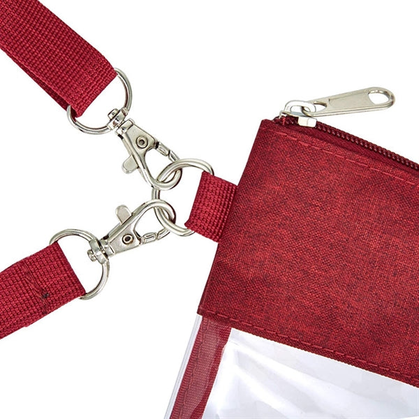 Stadium Approved Clear Crossbody Purse Bag