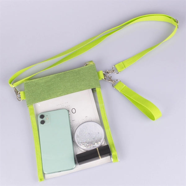Stadium Approved Clear Crossbody Purse Bag