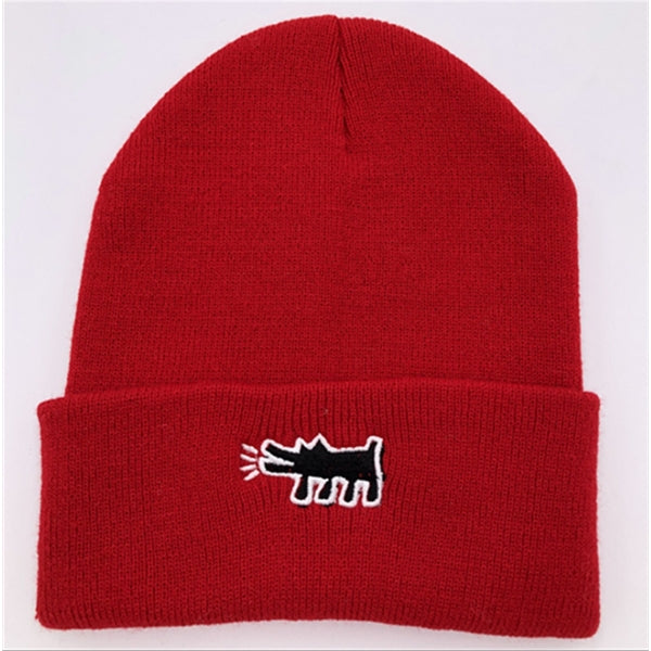 Knit Beanie with Cuffs