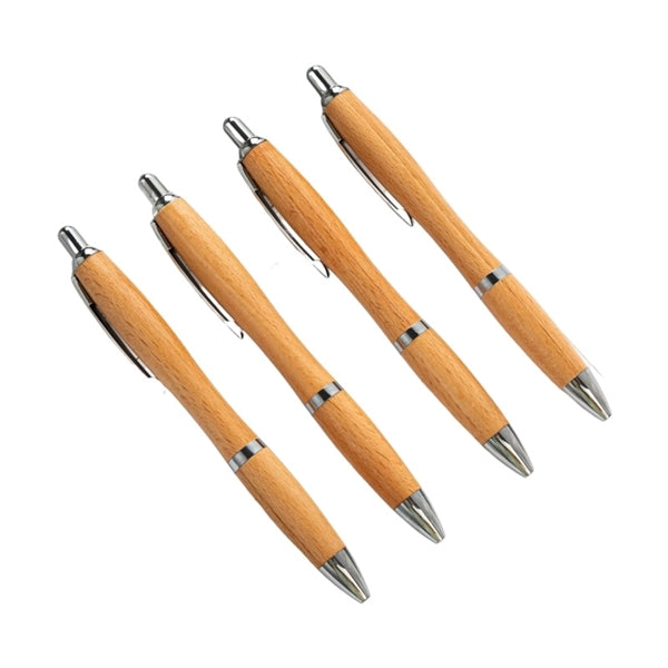 Eco-friendly Retractable Bamboo Pen