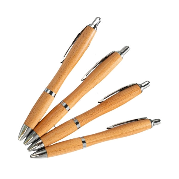 Eco-friendly Retractable Bamboo Pen