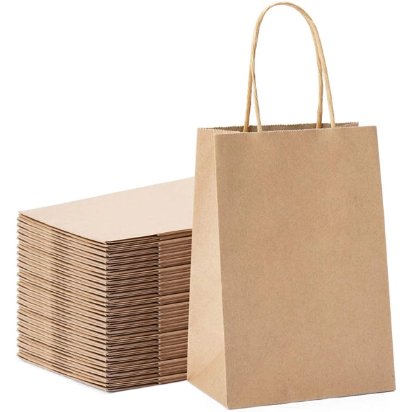 Brown Paper Boutique Bags with Handle