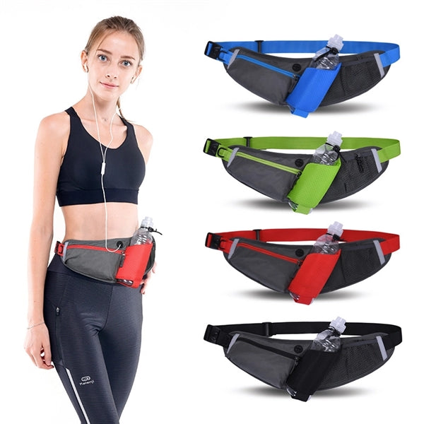 Running Belt with Water Bottle Holder