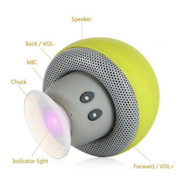 Mini Mushroom Shaped Wireless Bluetooth Speaker