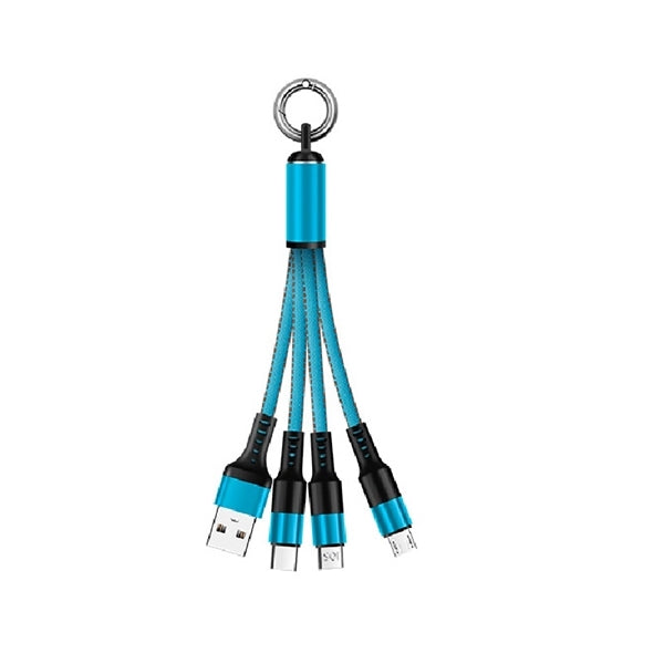 3-in-1 Charging Cable w/ Key Ring