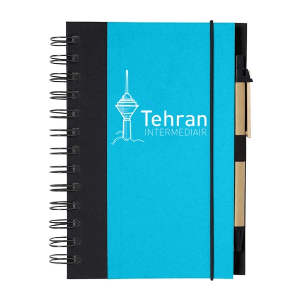 Eco-Inspired Spiral Notebook & Pen