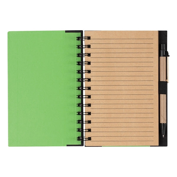 Eco-Inspired Spiral Notebook & Pen