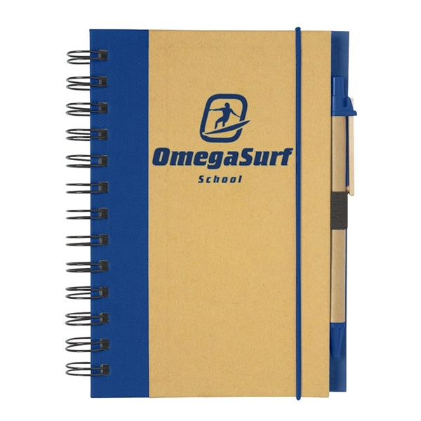 Eco-Inspired Spiral Notebook & Pen
