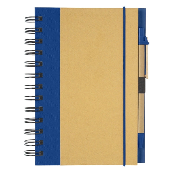 Eco-Inspired Spiral Notebook & Pen