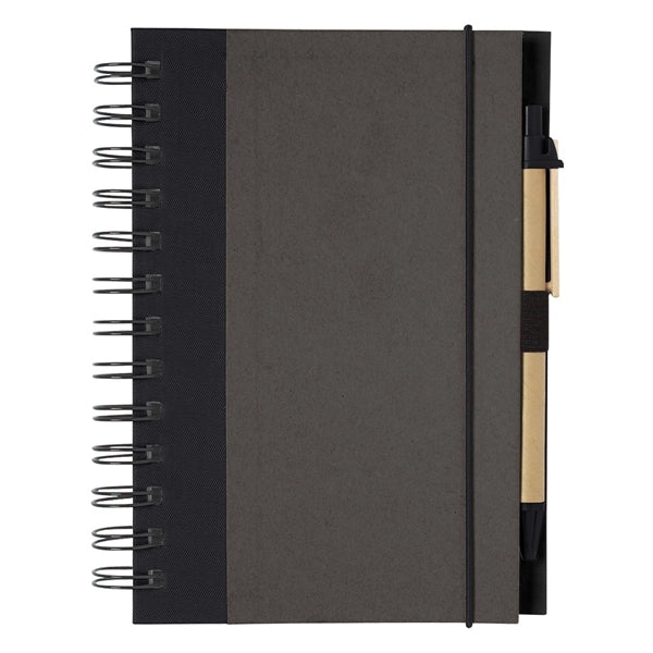 Eco-Inspired Spiral Notebook & Pen