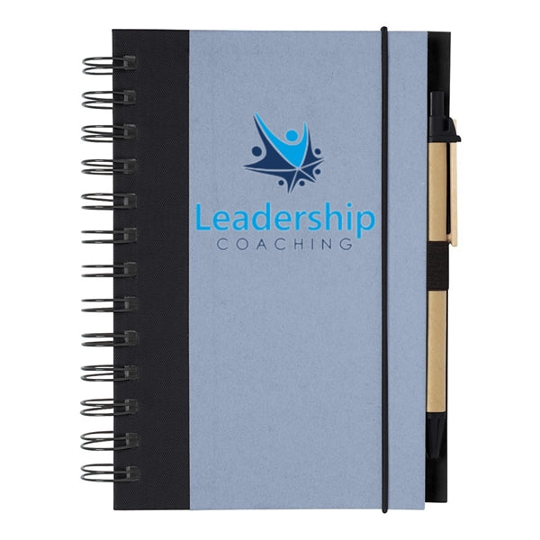 Eco-Inspired Spiral Notebook & Pen