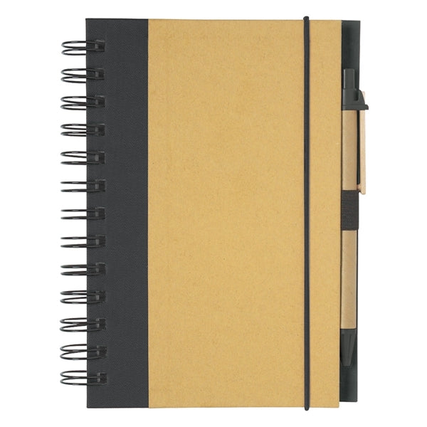 Eco-Inspired Spiral Notebook & Pen