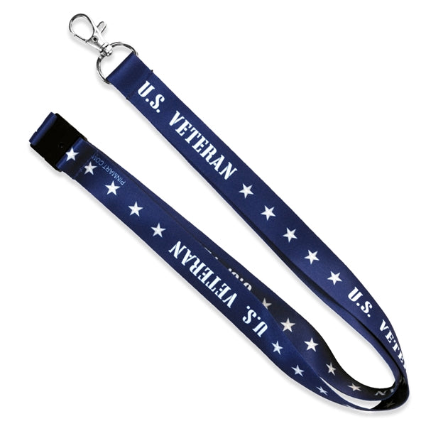 U. S. Veteran Lanyard Blur -or- Green