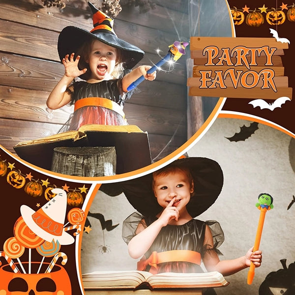 Halloween Pumpkin Witch Skull Heads Ghost Pen