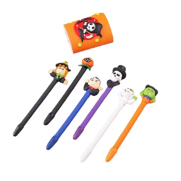 Halloween Pumpkin Witch Skull Heads Ghost Pen