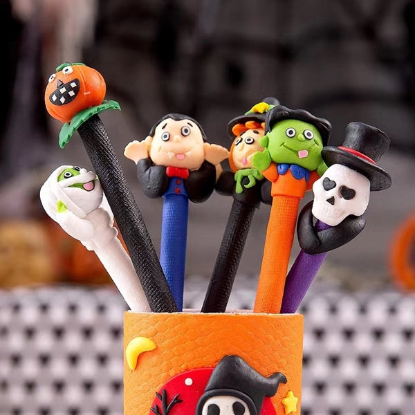 Halloween Pumpkin Witch Skull Heads Ghost Pen