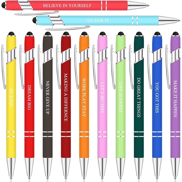 Ballpoint Pen with Stylus Tip