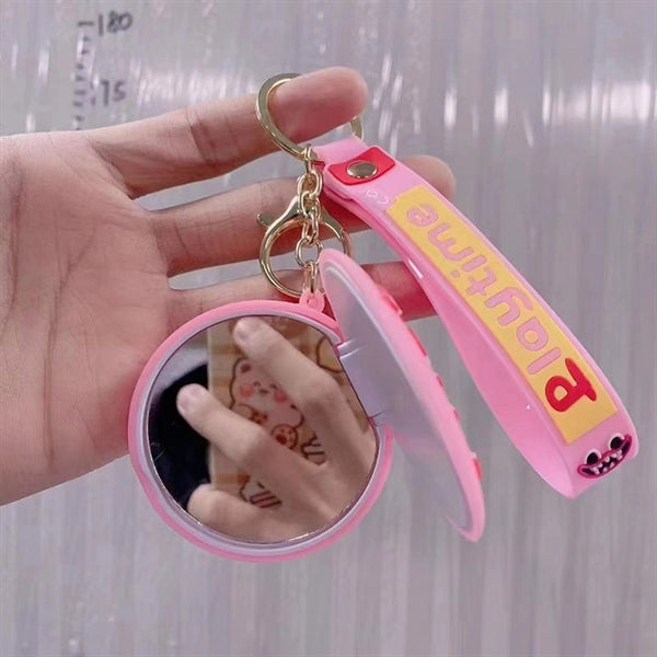 Funny Playtime Mirror Keychain