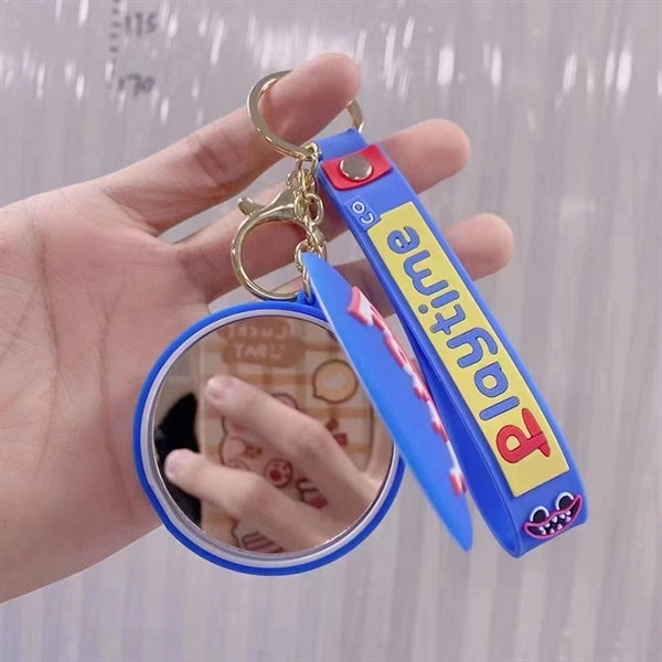 Funny Playtime Mirror Keychain