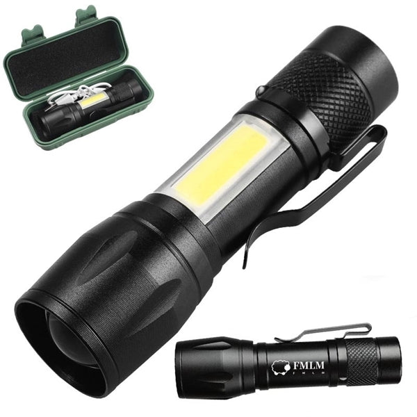 Focus COB LED Flashlight