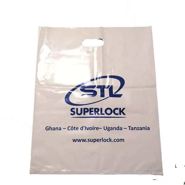 Die Cut Fold-Over Reinforced Plastic Bag