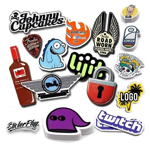 2" x 2" Vinyl Die-Cut Full Color Stickers