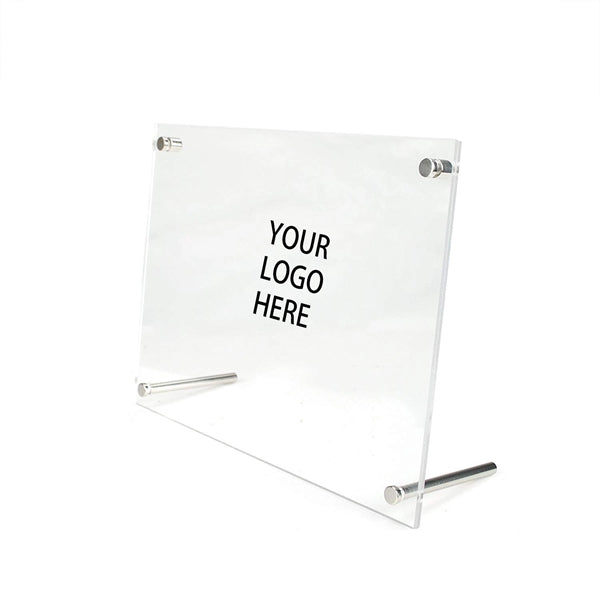 Bevele Frameles Plexiglass Photography Display With Standoff