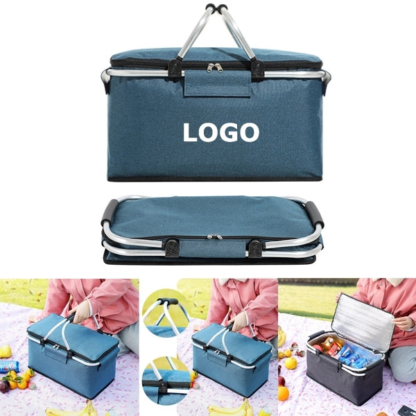 Foldable Insulated Picnic Basket