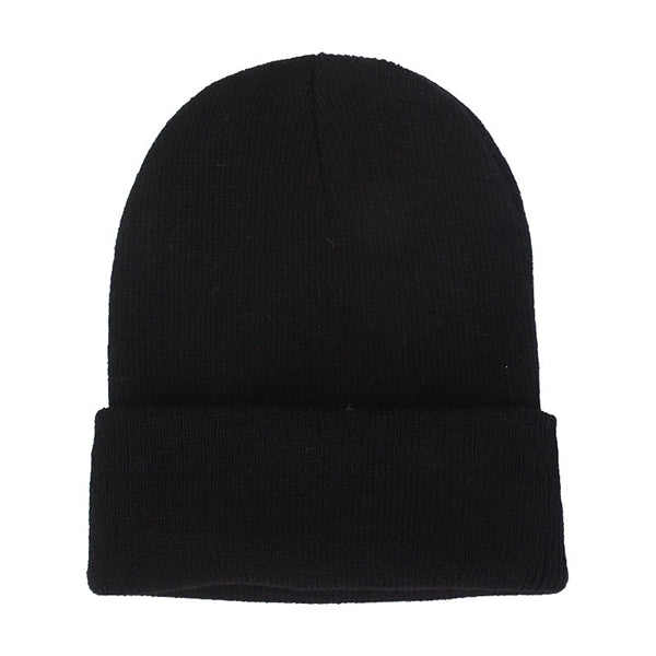Warm Knitted Cuffed Beanie Hats