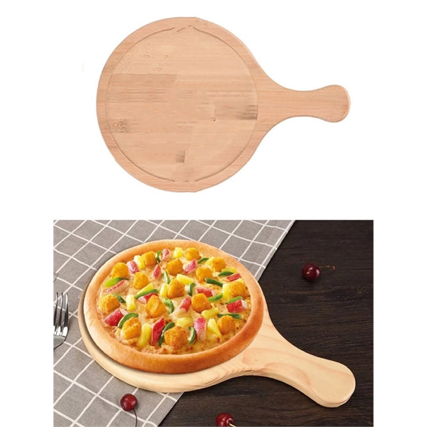 Solid Wood Steak Pizza Plate