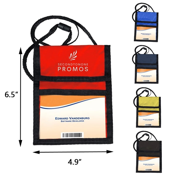 Multi-Pocket Trade Show Badge Holder