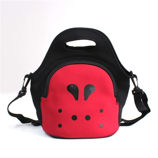 Neoprene Thermal Insulated Cartoon Lunch Tote Bags