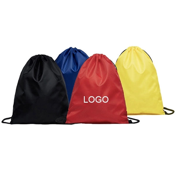 420D Strong Polyester Drawstring Sportpack 13 1/2x16 1/2"