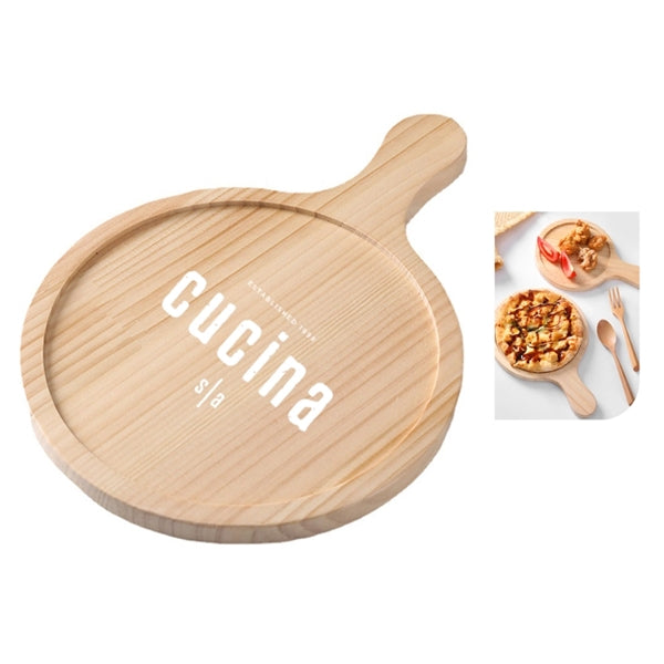 Wooden Pizza Tray with Handle