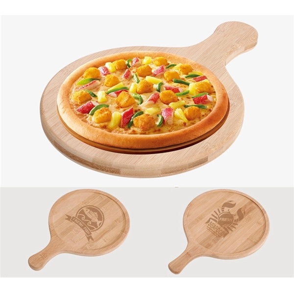 Wooden Pizza Tray with Handle