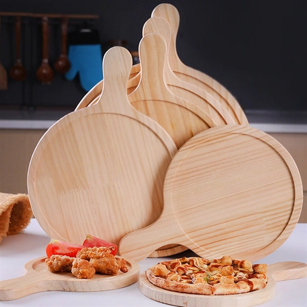 Wooden Pizza Tray with Handle