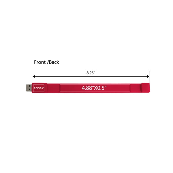 Lombard Wristband USB Drive