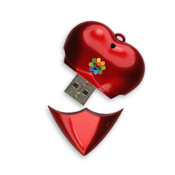 Red Heart Style USB Flash Drive