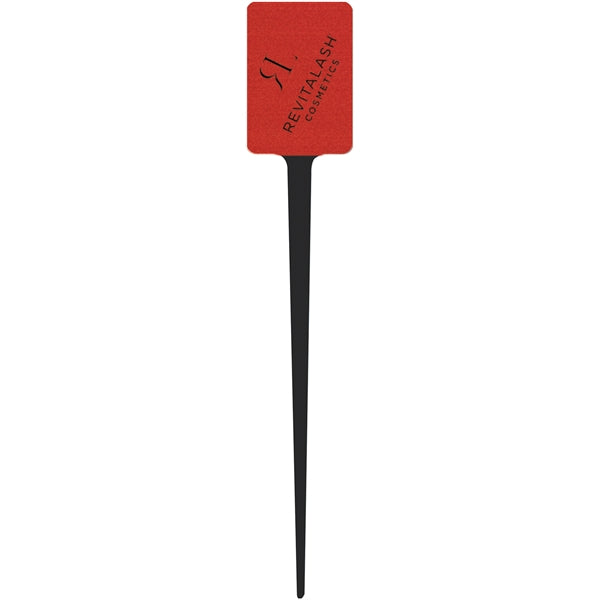 5" Upright Rectangle Plastic Food Pick - Color