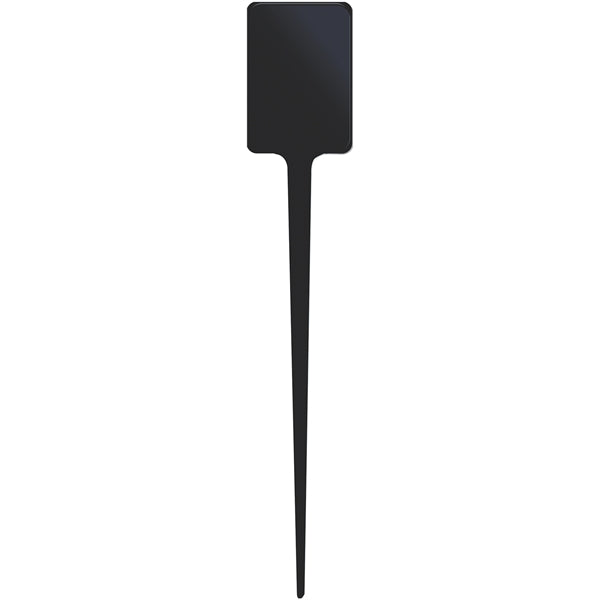 5" Upright Rectangle Plastic Food Pick - Color