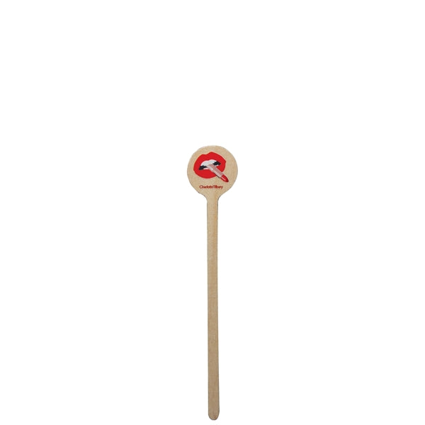 6" Round Wood Drink Stirrer