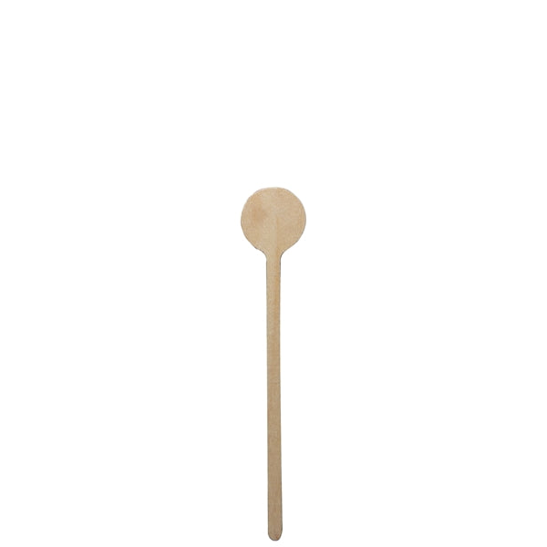 6" Round Wood Drink Stirrer