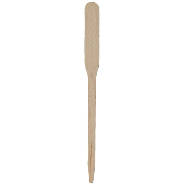 4.5" Paddle Wood Food Pick