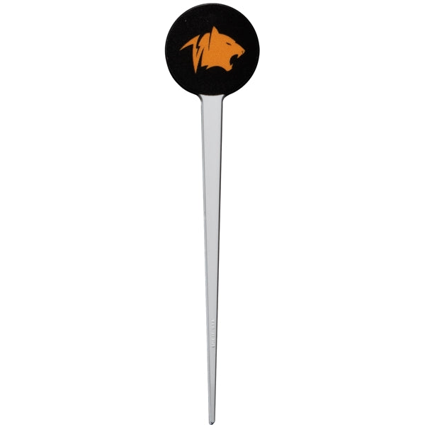 4" Round Plastic Food Pick - Colored