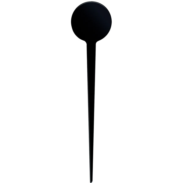 4" Round Plastic Food Pick - Colored