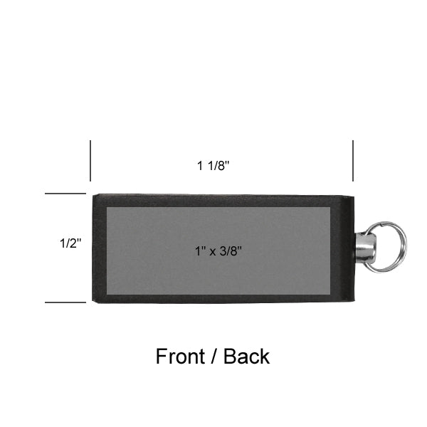 Willowbrook Black Aluminum Swivel USB