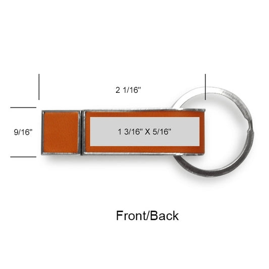 Plainfield Mini Curved Leather Bound USB
