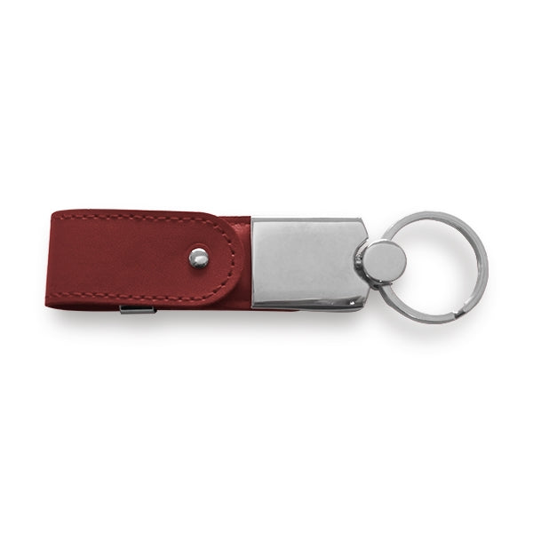 Joliet Leather Swivel USB Key Chain